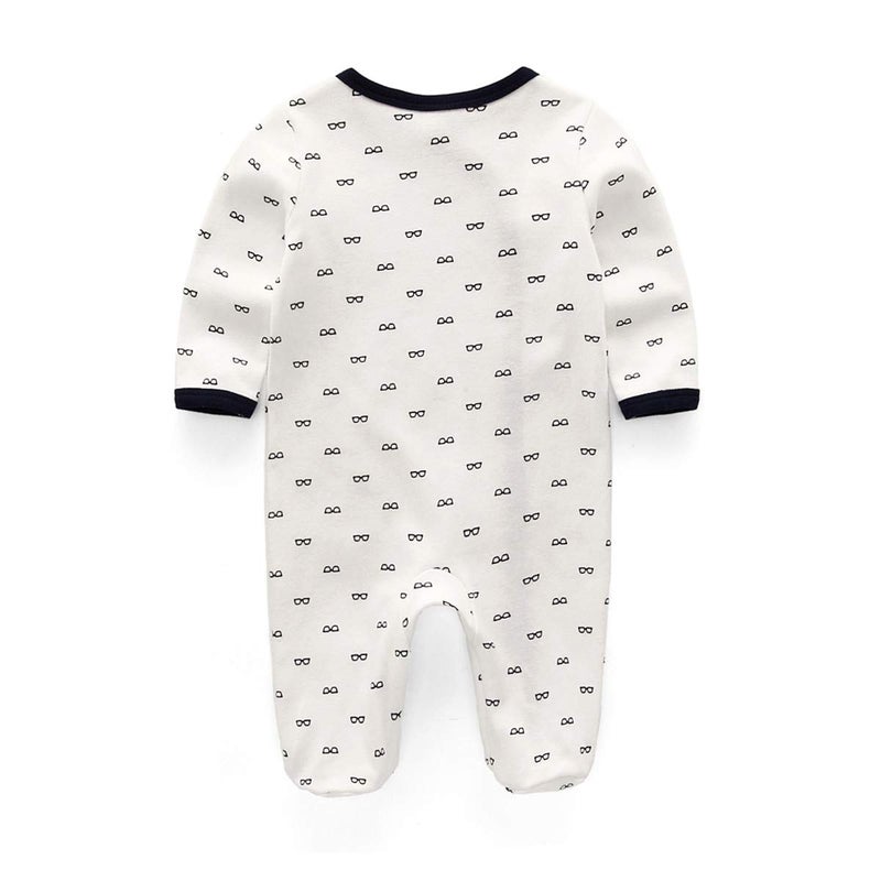 Kiddiezoom Baby and Toddler Boys'Snug Fit Footed Cotton One-Piece Romper Jumpsuit - Image 3